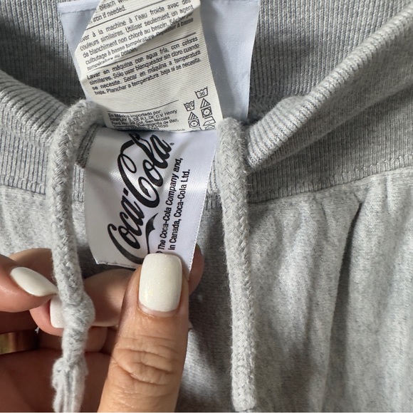 Champion x Coca Cola Reverse Weave Jogger Sweatpants in Oxford Gray Size M - Picture 8 of 8